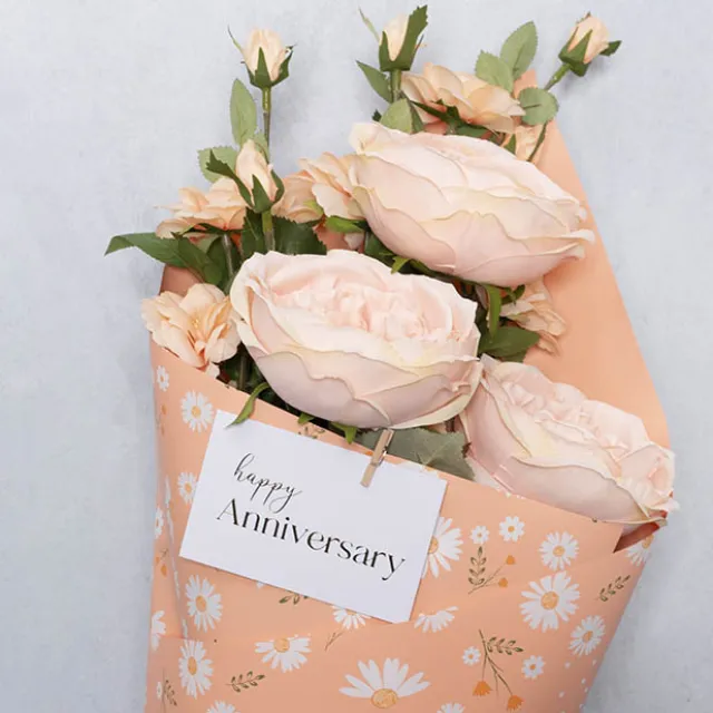 Gold Foil Card & Envelope Anniversary Pack 25 (10x6.5Hcm)