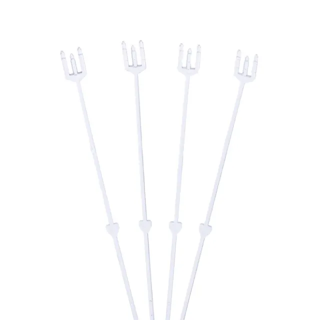 Card Forks 30cm (12") Cardette Clear Pack 100