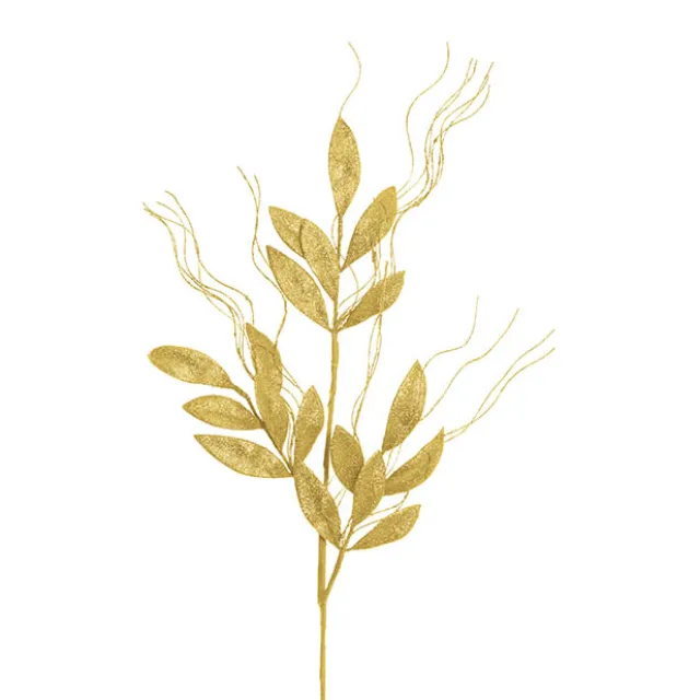 Christmas Leaf & Vine Spray Gold (80cmH)