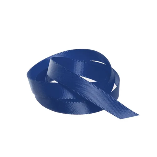 Ribbon Satin Deluxe Double Faced Navy (10mmx25m)